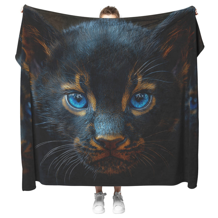 🐆 Panther Sherpa Fleece Blanket Collection | Awakening Righteousness