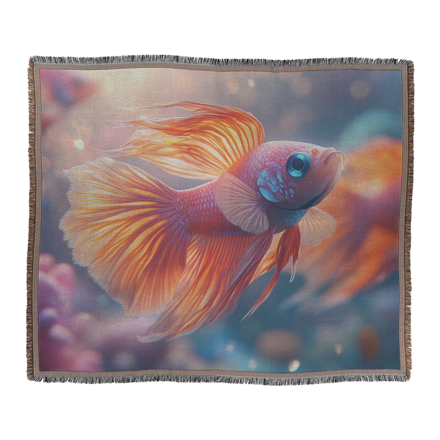 🐟 Fish Woven Throw Blanket Collection | Awakening Righteousness