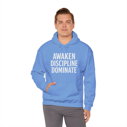 Awaken Discipline Dominate Awakening Righteousness Hoody Apparel For Men and Women