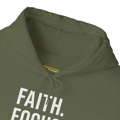Faith Focus Strength - Awakening Righteousness Hoody Apparel For Men and Women - Awakening Righteousness
