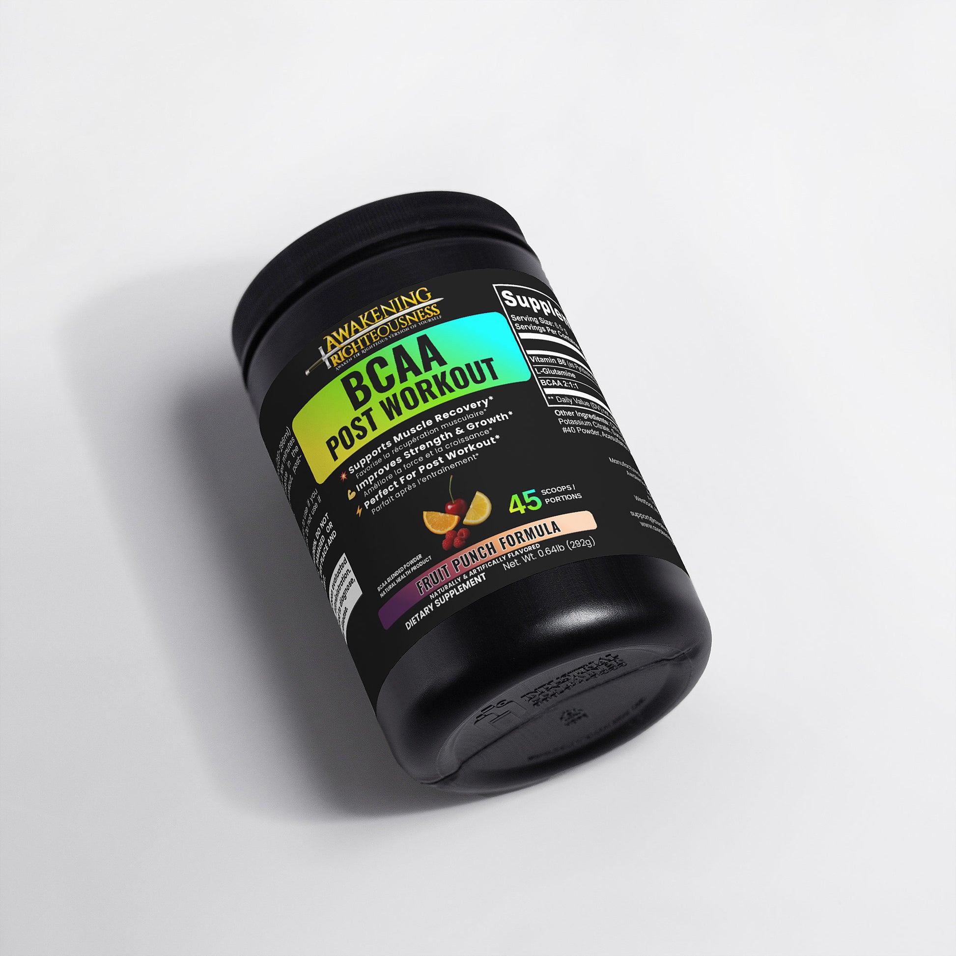 BCAA Post Workout Fruit Punch - Awakening Righteousness