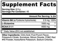 Awakening Aesthetics BCAA Post Workout Powder | 5000mg BCAAs + Glutamine for Lean Muscle Growth, Recovery & Endurance | 2:1:1 Ratio | Gluten Free | Fruit Punch Flavor | Made in USA