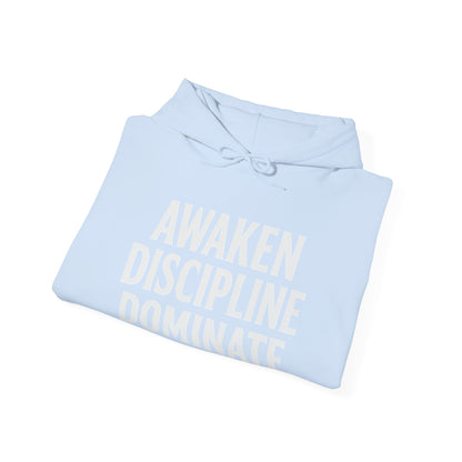 Awaken Discipline Dominate Awakening Righteousness Hoody Apparel For Men and Women