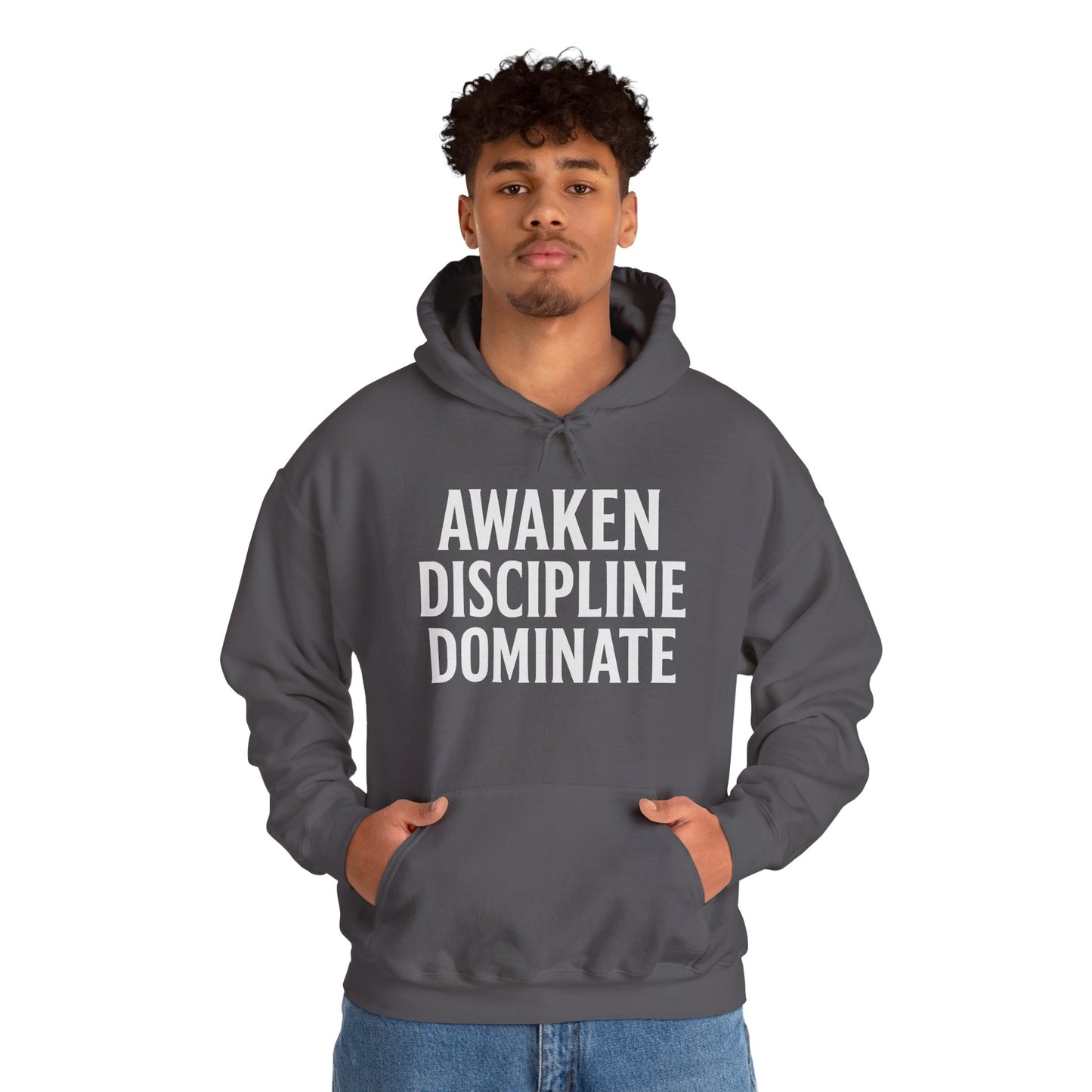 Awaken Discipline Dominate Awakening Righteousness Hoody Apparel For Men and Women