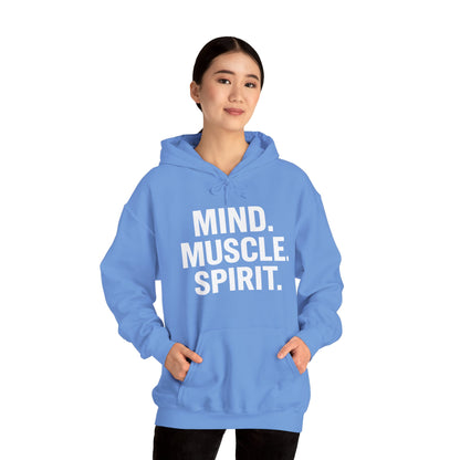 Mind Muscle Spirit Awakening Righteousness Hoody Apparel For Men and Women