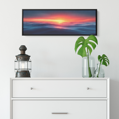 Abstract_Horizon_Gradient_Warm_Orange_to_Framed_Canvas_H_Panoramic_Small_Lifesty_Mockup.png
