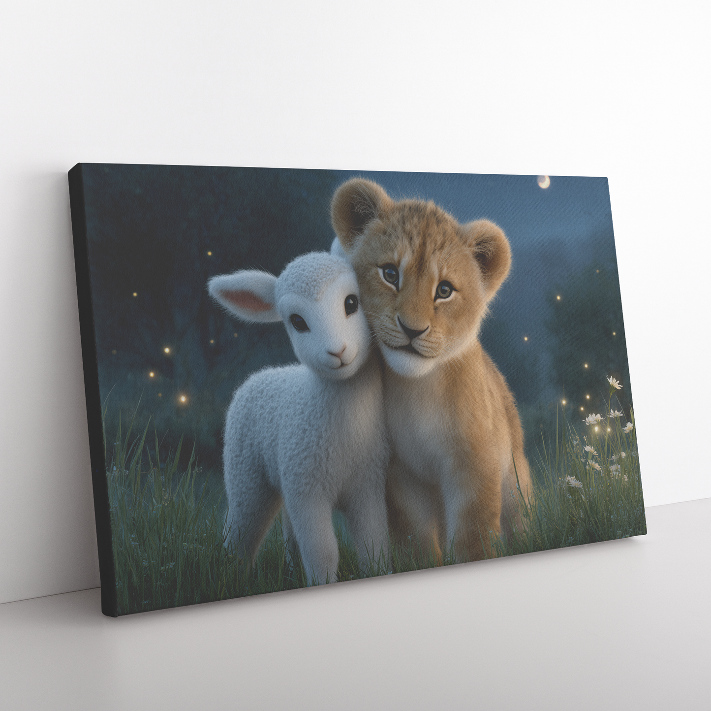 Adorable_Lion_and_Lamb_Cuddled_Under_Glo_H_Rectangle_Angle_Floor_Mockup.png_15486568