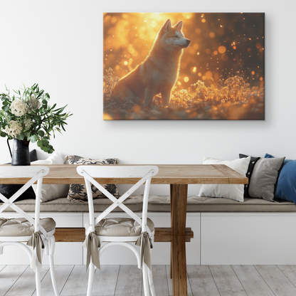 Akita_Standing_Gracefully_in_Glowing_Sun_H_Rectangle_Larger_Lifestyle_Mockup.png
