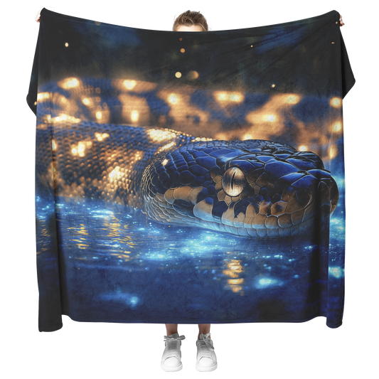 Anaconda_Resting_in_Glowing_Bioluminesce_H_Blanket_Model_Mockup.png