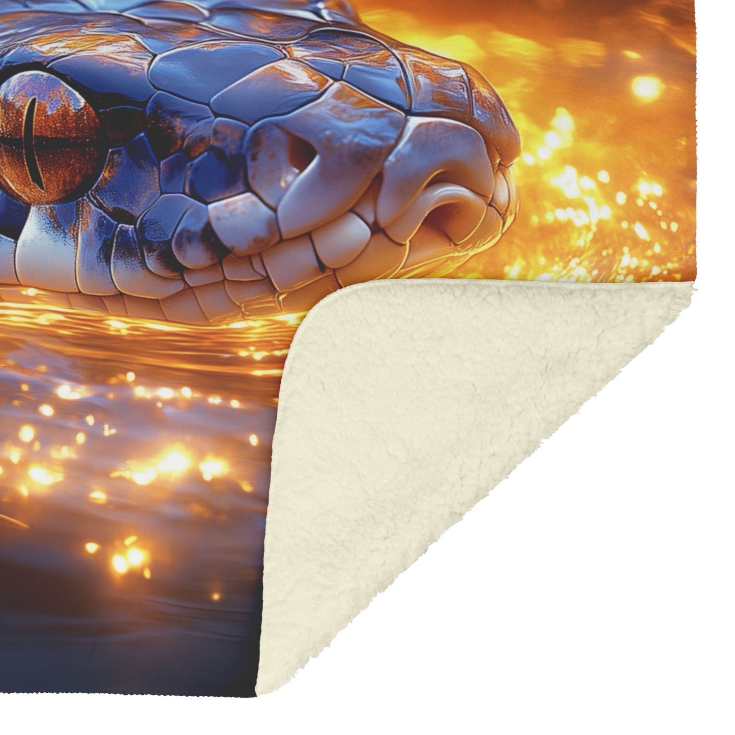 Anaconda_Swimming_Through_Glowing_Water__H_Blanket_Sherpa_Mockup.png
