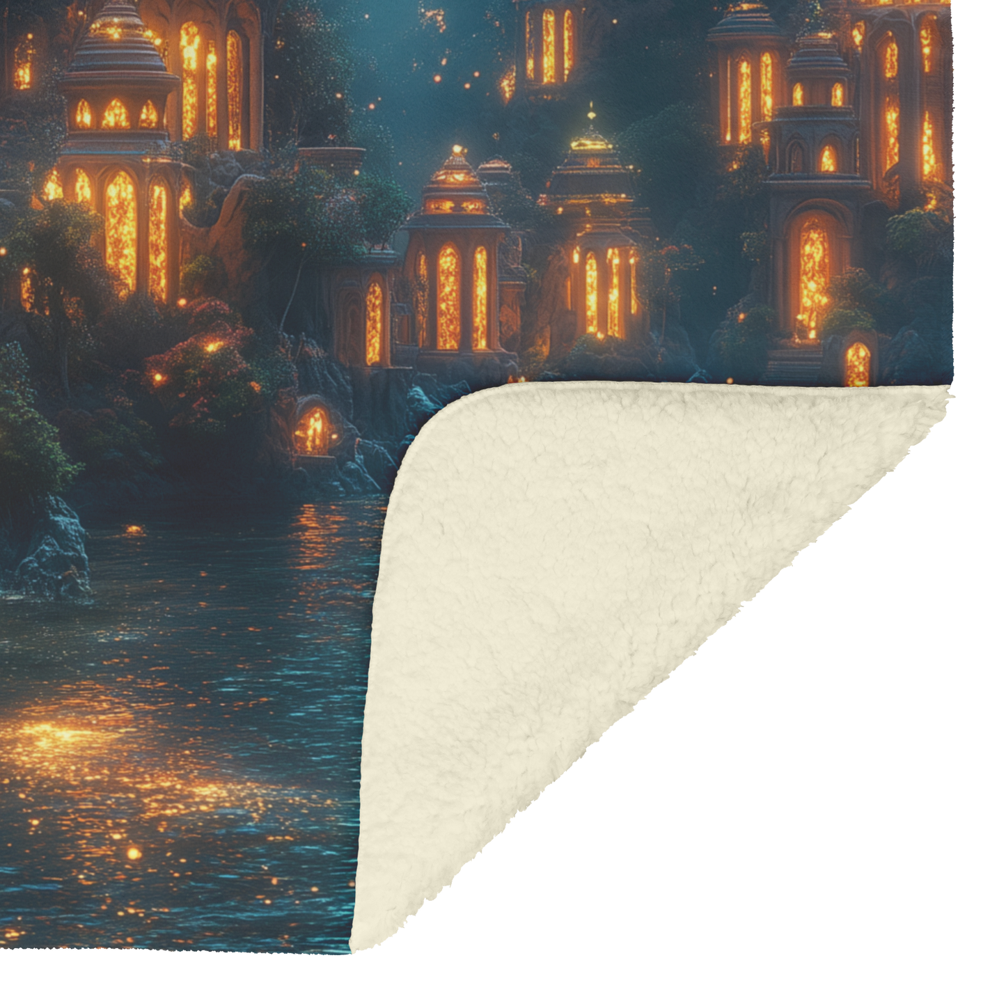 Ancient_Glowing_Mermaid_City_with_Coral__H_Blanket_Sherpa_Mockup.png