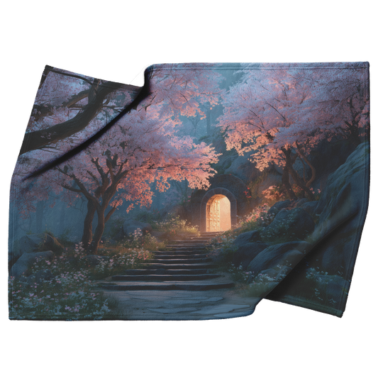 Ancient_Stone_Steps_Surrounded_By_Bloomi_H_Blanket_Top_Bottom_Folds_Mockup.png
