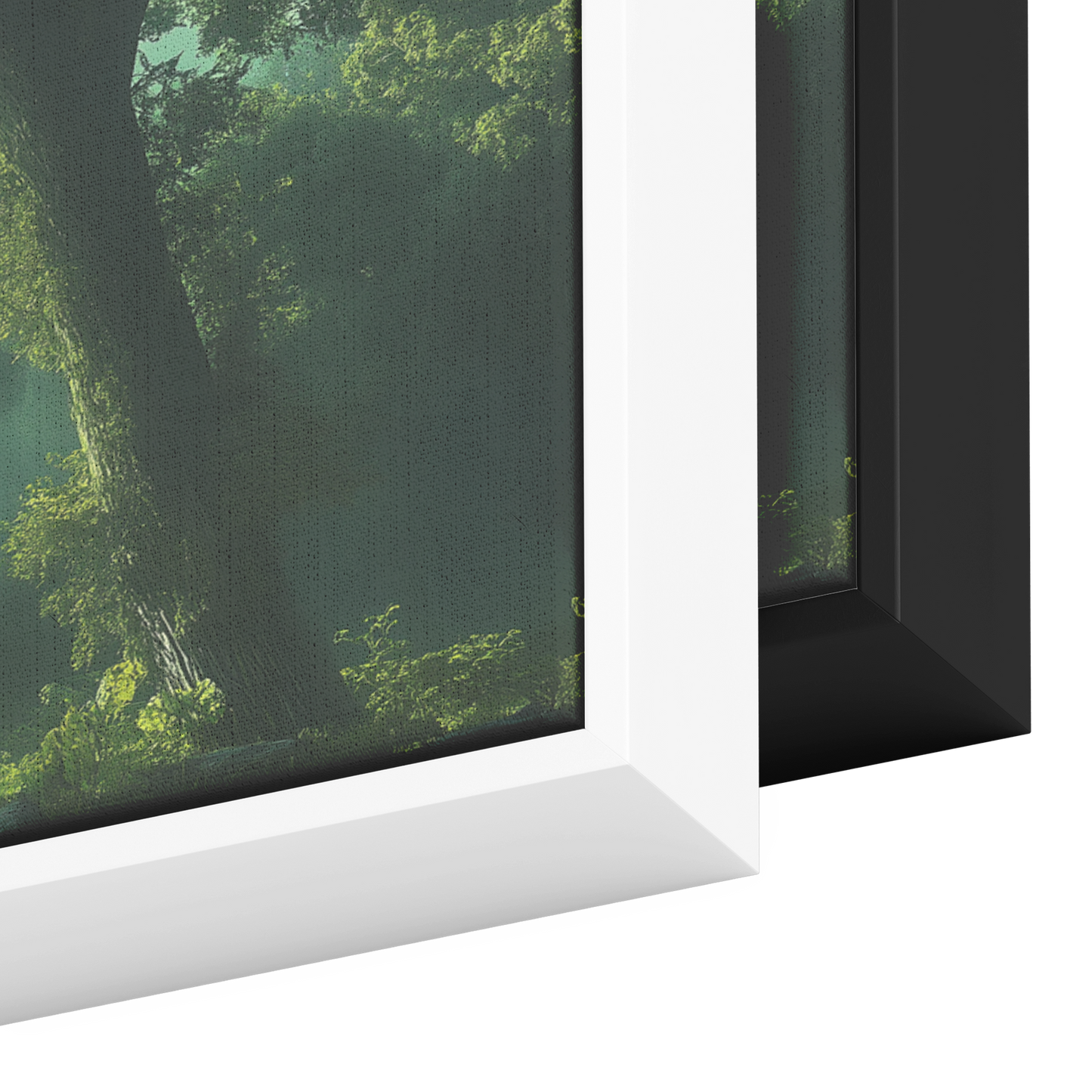 Ancient_Temple_of_Artemis_Vibrant_Green__Framed_Canvas_H_Panoramic_Color_Options_Mockup.png