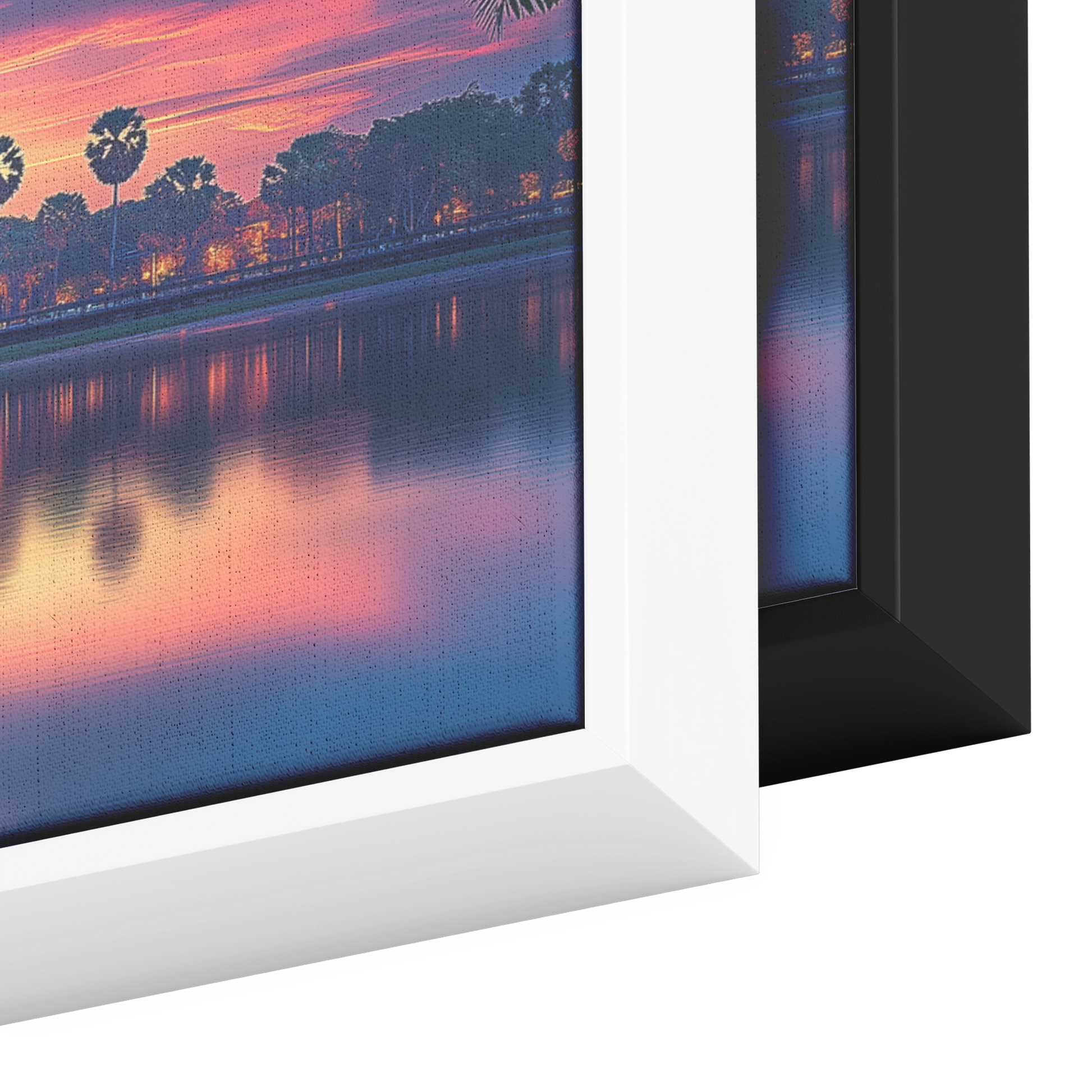 Angkor_Wat_Iconic_Spires_Silhouetted_Glo_Framed_Canvas_H_Panoramic_Color_Options_Mockup.png