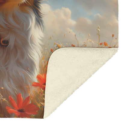 Australian_Shepherd_in_Glowing_Meadow_wi_H_Blanket_Sherpa_Mockup.png