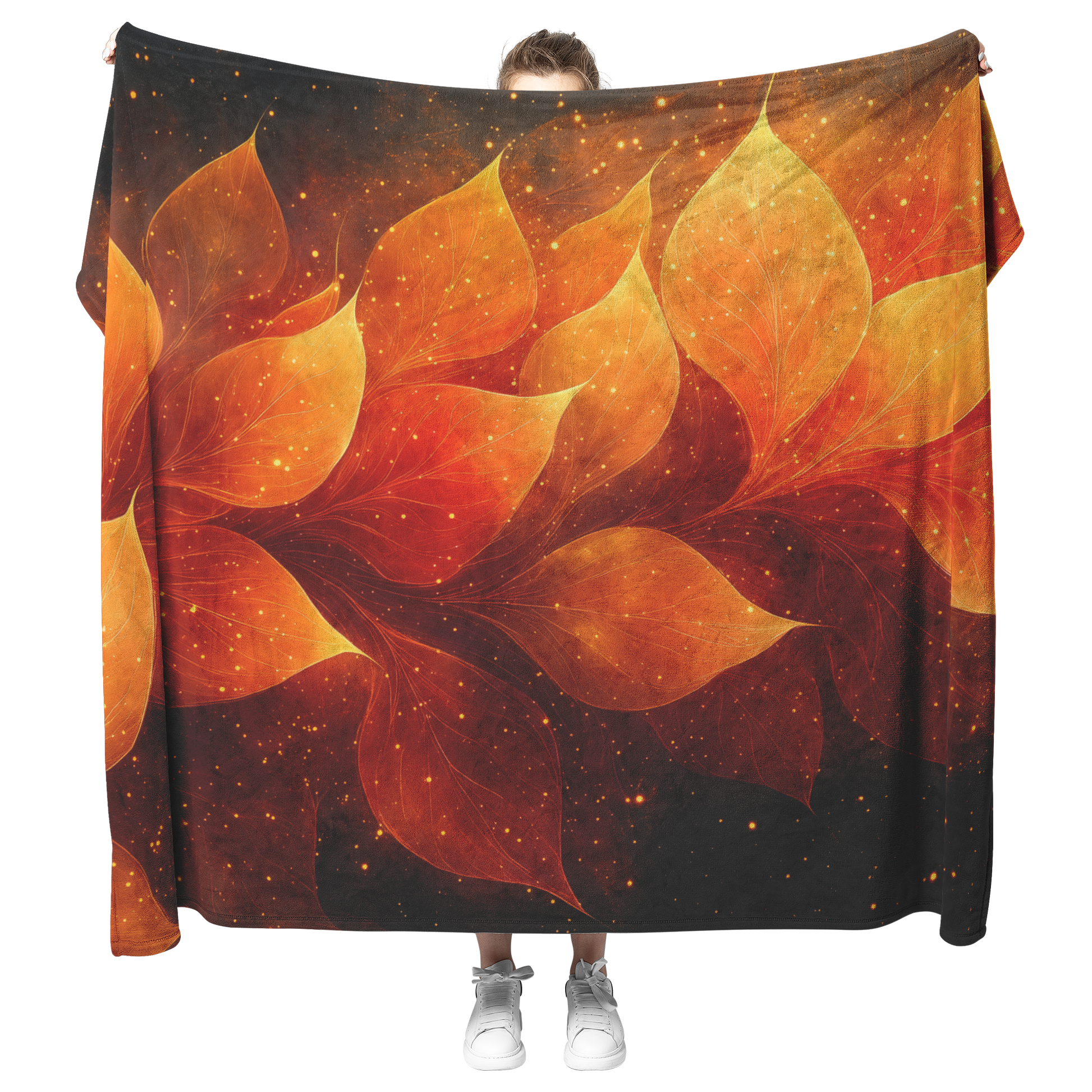 Autumn_Swirl_Blanket_with_Warm_Orange_Ye_H_Blanket_Model_Mockup.png
