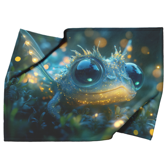 Baby_Anglerfish_Exploring_Bioluminescent_H_Blanket_Top_Bottom_Folds_Mockup.png