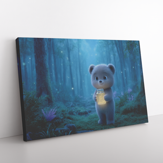 Baby_Bear_Holding_Glowing_Honey_Jar_in_P_H_Rectangle_Angle_Floor_Mockup.png_15524513