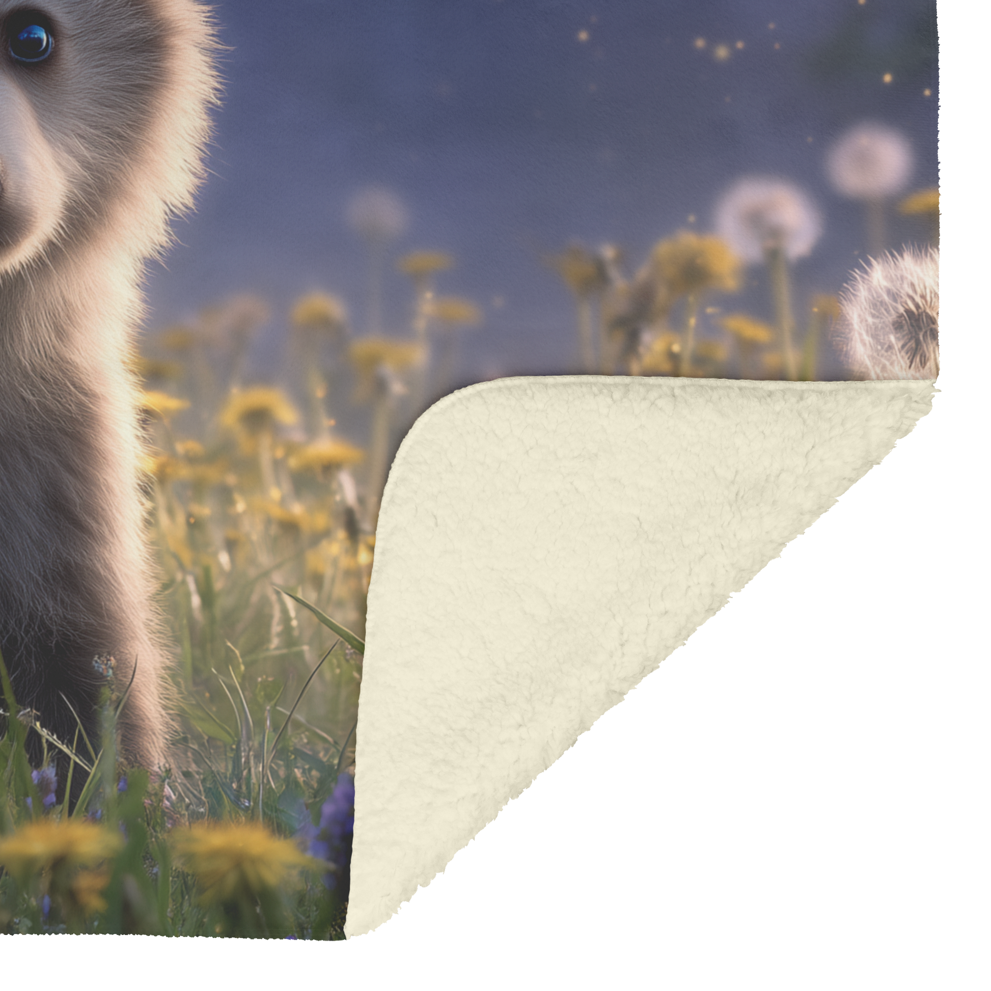 Baby_Bear_With_Blue_Eyes_Sitting_In_Glow_H_Blanket_Sherpa_Mockup.png