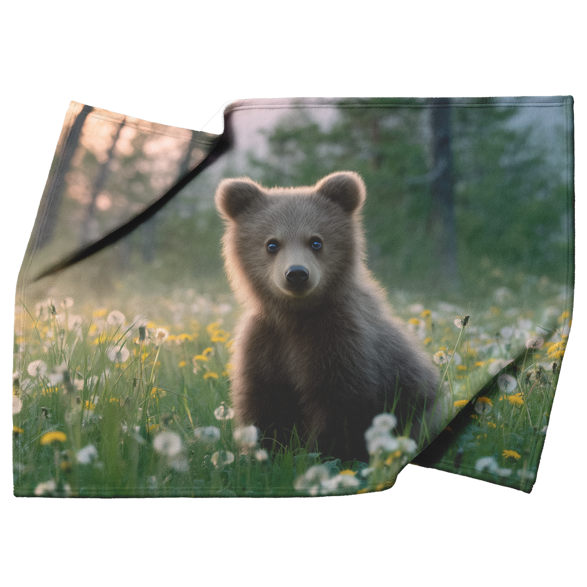 Baby_Bear_With_Blue_Eyes_Sitting_In_Glow_H_Blanket_Top_Bottom_Folds_Mockup.png