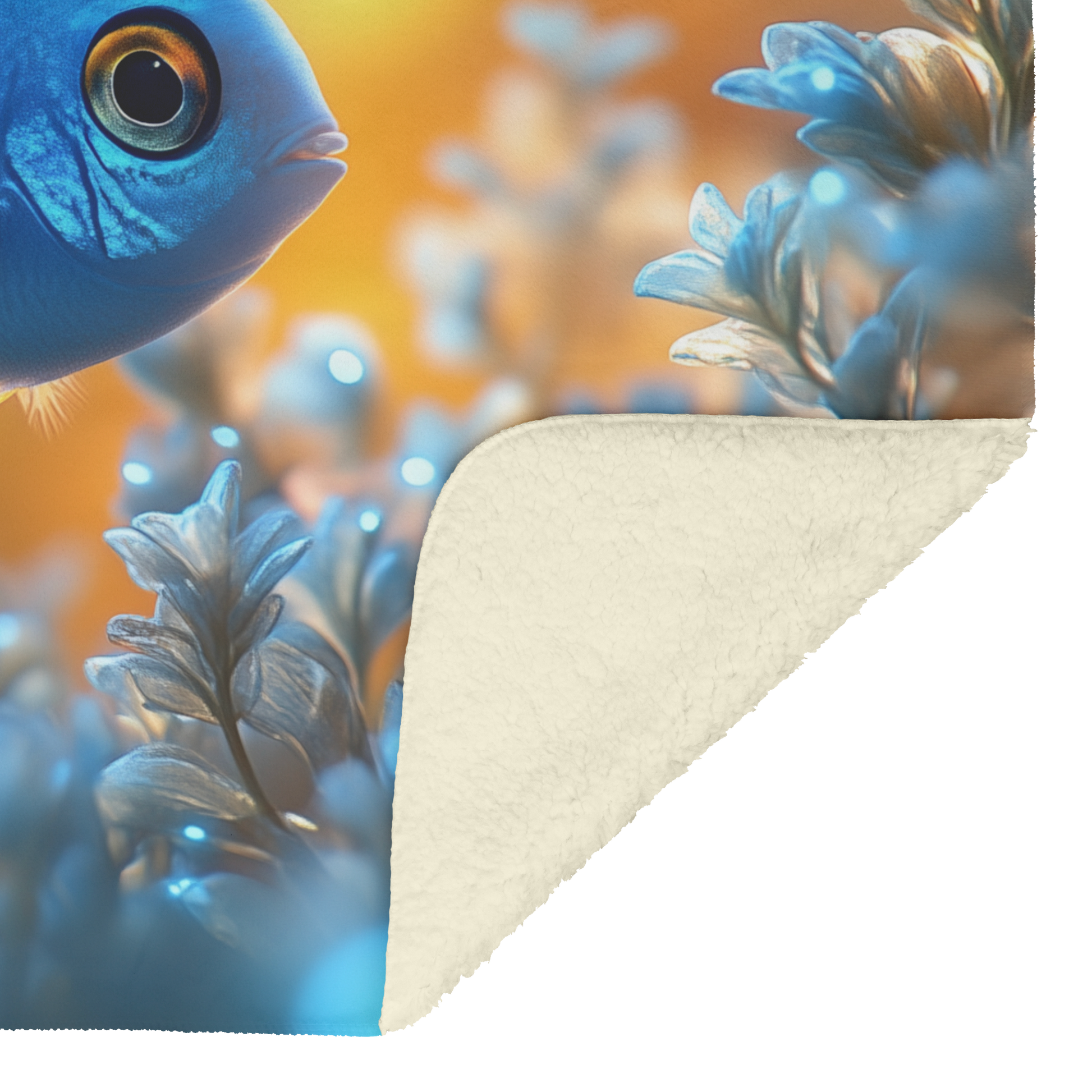 Baby_Blue_Tang_Playing_Near_Bioluminesce_H_Blanket_Sherpa_Mockup.png