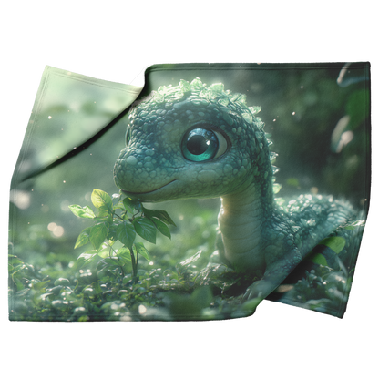 Baby_Brachiosaurus_Stretching_Neck_to_Ea_H_Blanket_Top_Bottom_Folds_Mockup.png