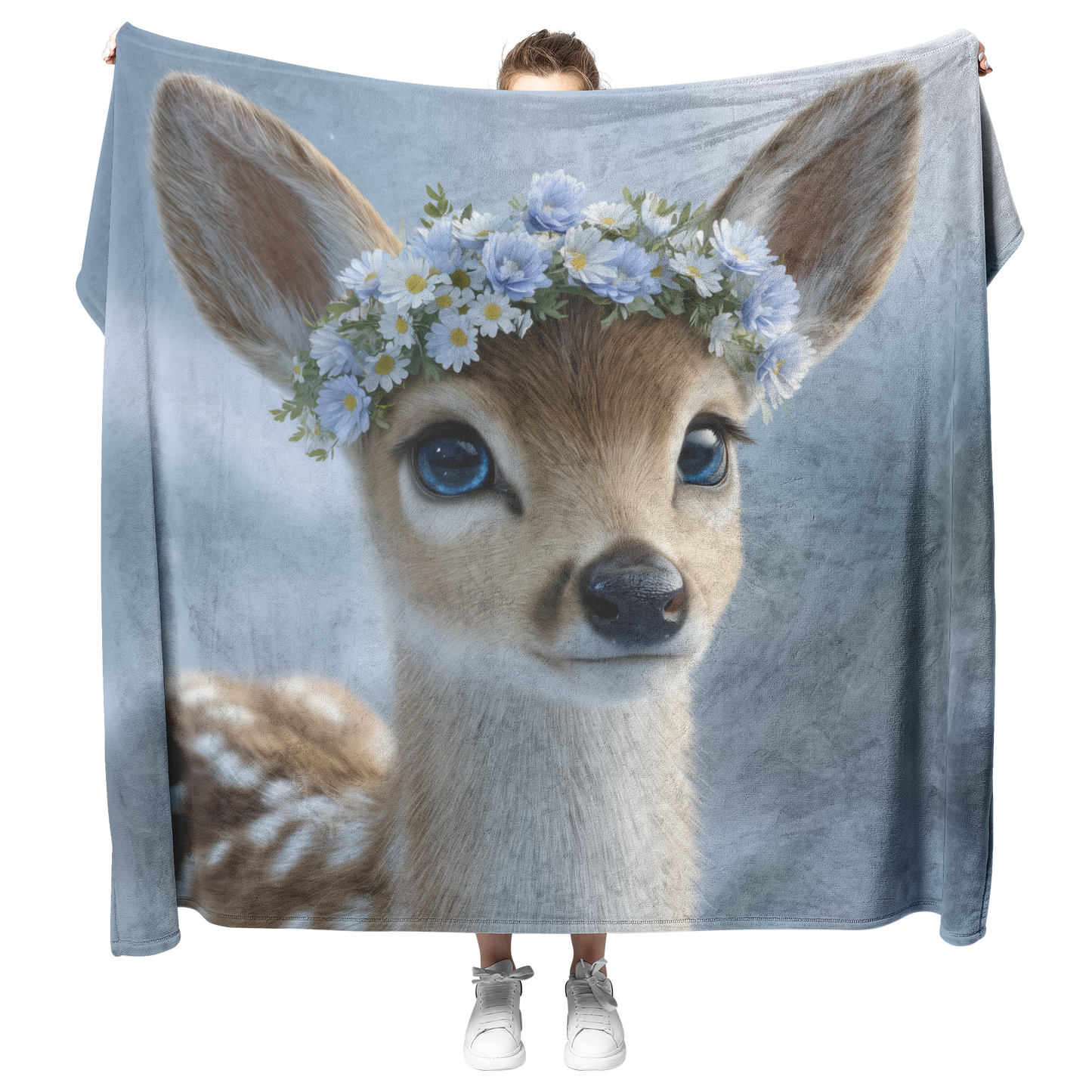 Baby_Deer_Wearing_Flower_Heart_Crown_Gen_H_Blanket_Model_Mockup.png_15350871