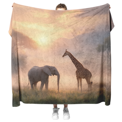 Baby_Elephant_And_Giraffe_Cuddling_In_Ma_H_Blanket_Model_Mockup.png