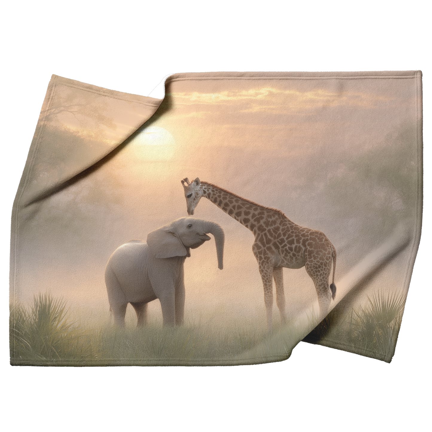 Baby_Elephant_And_Giraffe_Cuddling_In_Ma_H_Blanket_Top_Bottom_Folds_Mockup.png