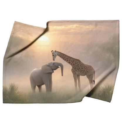 Baby_Elephant_And_Giraffe_Cuddling_In_Ma_H_Blanket_Top_Bottom_Folds_Mockup.png