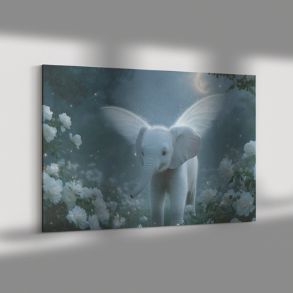 Baby_Elephant_with_Fairy_Wings_Playing_w_H_Rectangle_Dramatic_Shadow_Mockup.png_15519358