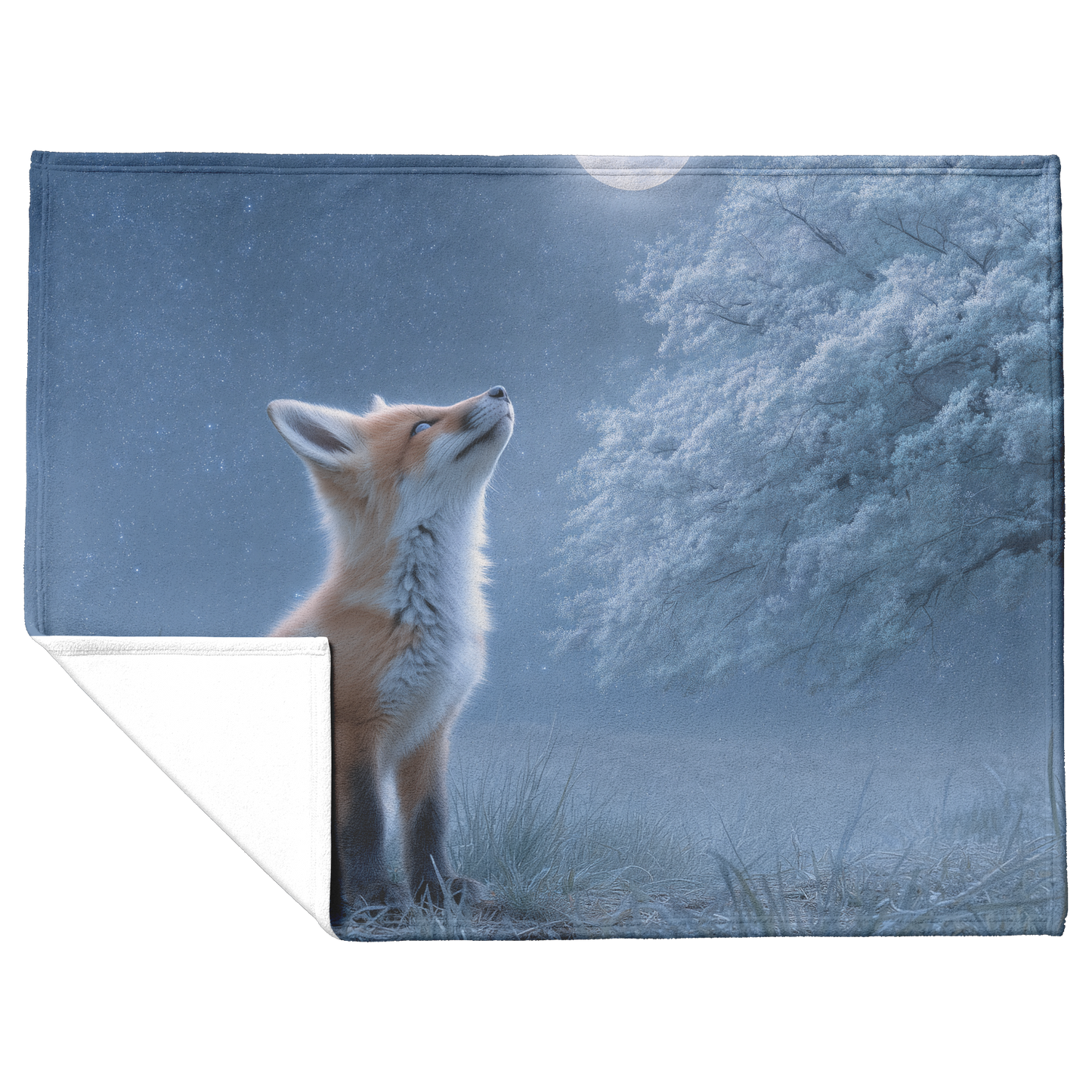 Baby_Fox_Howling_Softly_At_Moon_Under_Gl_H_Blanket_Flat_Fold_Mockup.png