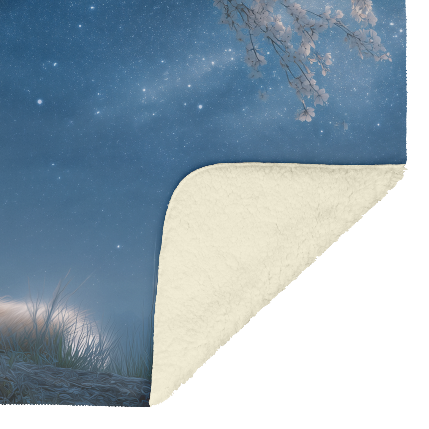 Baby_Fox_Howling_Softly_At_Moon_Under_Gl_H_Blanket_Sherpa_Mockup.png