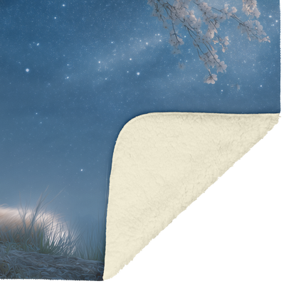 Baby_Fox_Howling_Softly_At_Moon_Under_Gl_H_Blanket_Sherpa_Mockup.png
