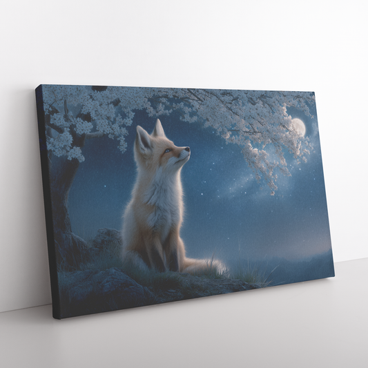 Baby_Fox_Howling_at_Moon_Under_Glowing_S_H_Rectangle_Angle_Floor_Mockup.png_15524259