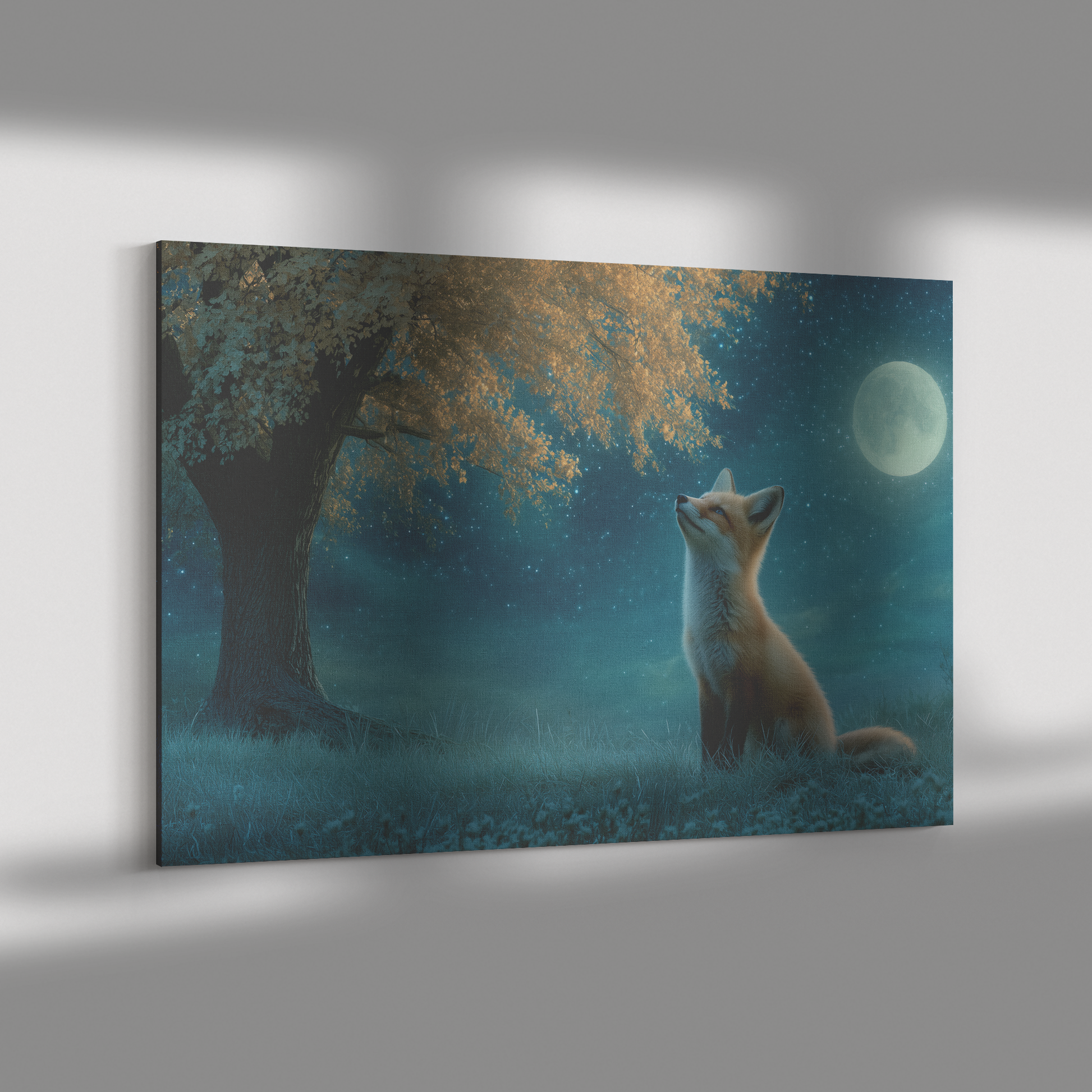 Baby_Fox_Howling_at_Moon_Under_Glowing_S_H_Rectangle_Dramatic_Shadow_Mockup.png_15524238