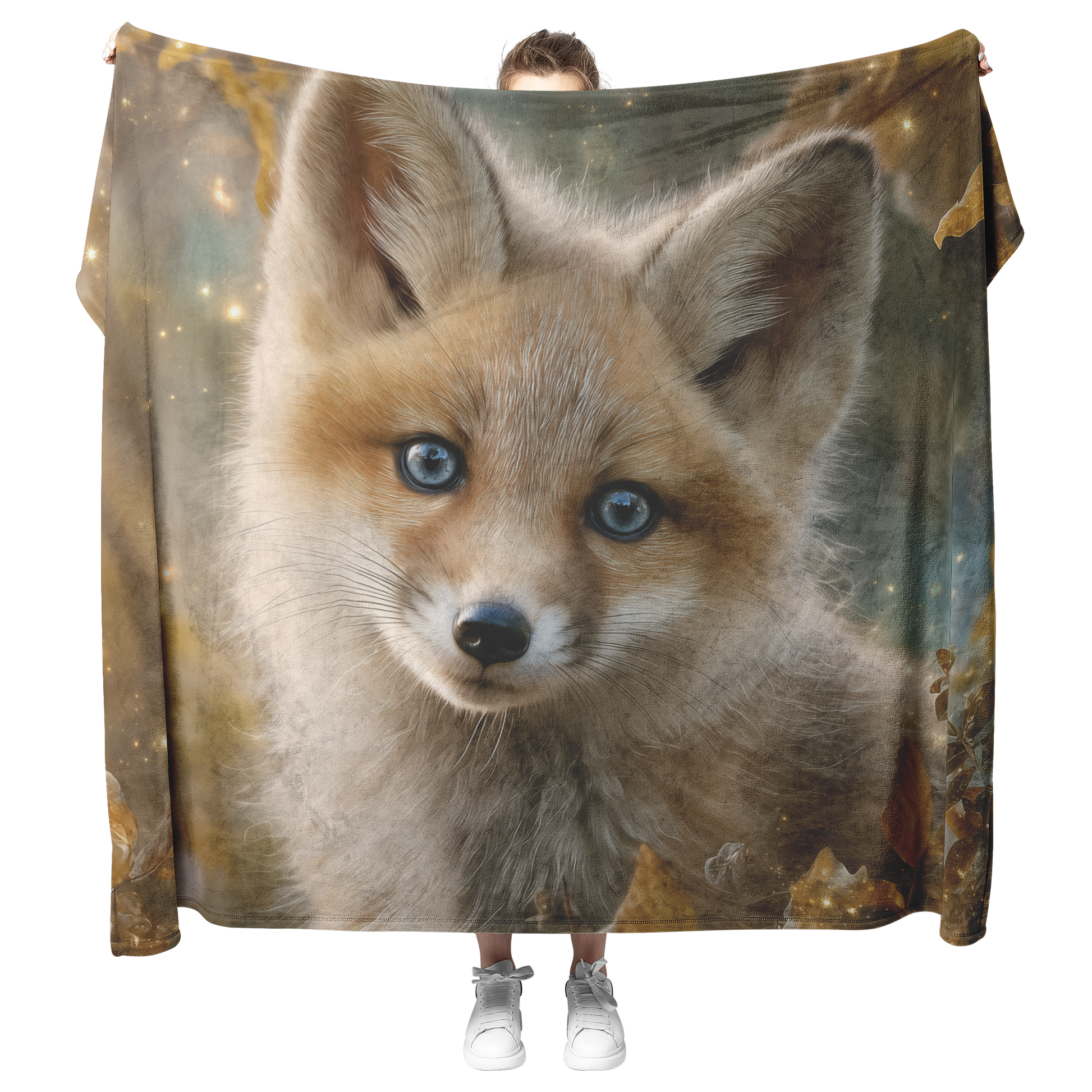 Baby_Fox_With_Blue_Eyes_Playing_In_Encha_H_Blanket_Model_Mockup.png