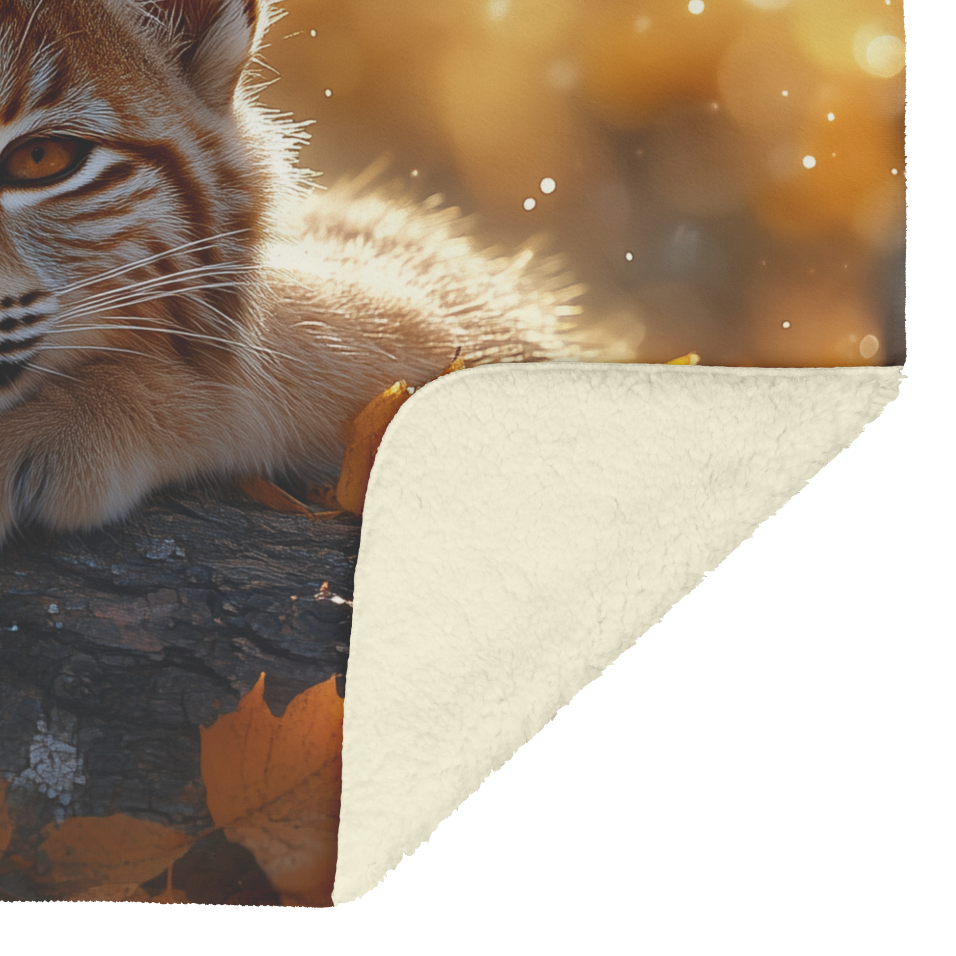 Baby_Lynx_Resting_on_a_Glowing_Forest_Lo_H_Blanket_Sherpa_Mockup.png