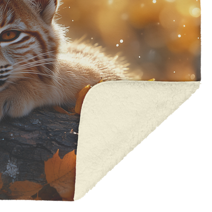 Baby_Lynx_Resting_on_a_Glowing_Forest_Lo_H_Blanket_Sherpa_Mockup.png