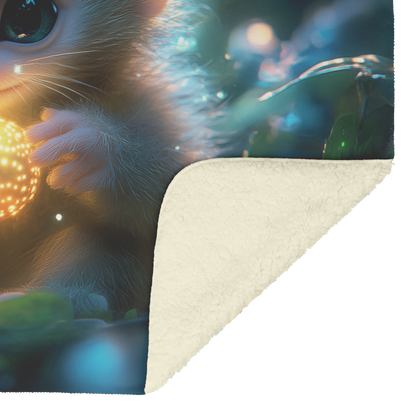 Baby_Marmoset_Holding_Glowing_Fruit_in_B_H_Blanket_Sherpa_Mockup.png