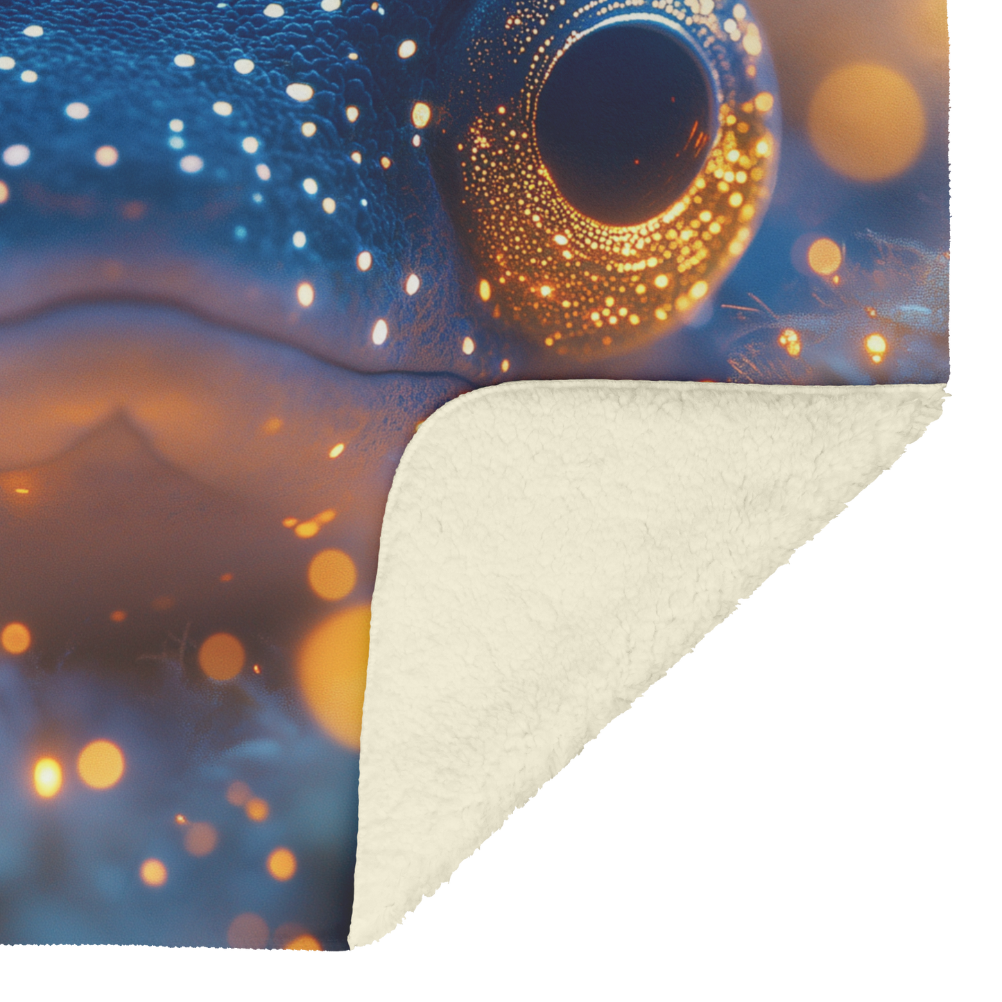 Baby_Moray_Eel_Peeking_from_Glowing_Cora_H_Blanket_Sherpa_Mockup.png