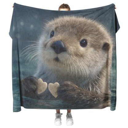 Baby_Otter_Floating_on_Back_Holding_Two__H_Blanket_Model_Mockup.png_15350738