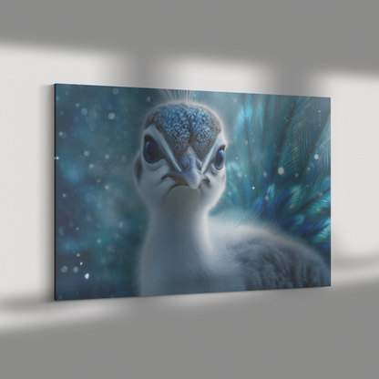 Baby_Peacock_with_Blue_Eyes_and_Glowing__H_Rectangle_Dramatic_Shadow_Mockup.png_15406244