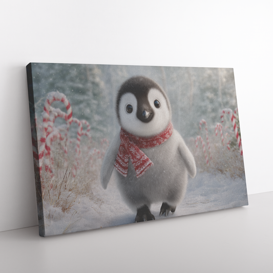 Baby_Penguin_Wearing_Red_Scarf_Waddling__H_Rectangle_Angle_Floor_Mockup.png_15524289