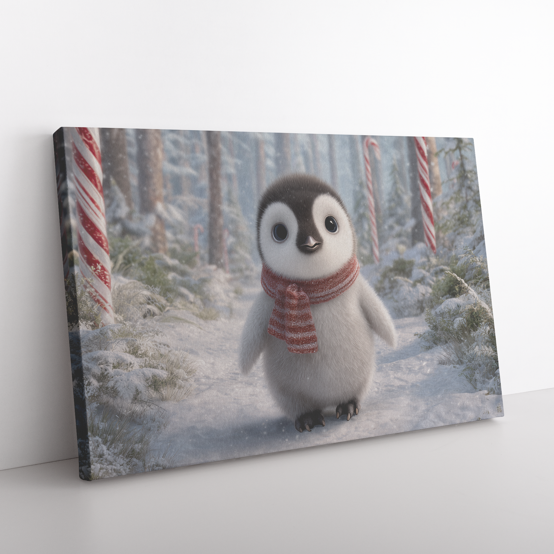 Baby_Penguin_Wearing_Red_Scarf_Waddling__H_Rectangle_Angle_Floor_Mockup.png_15524283