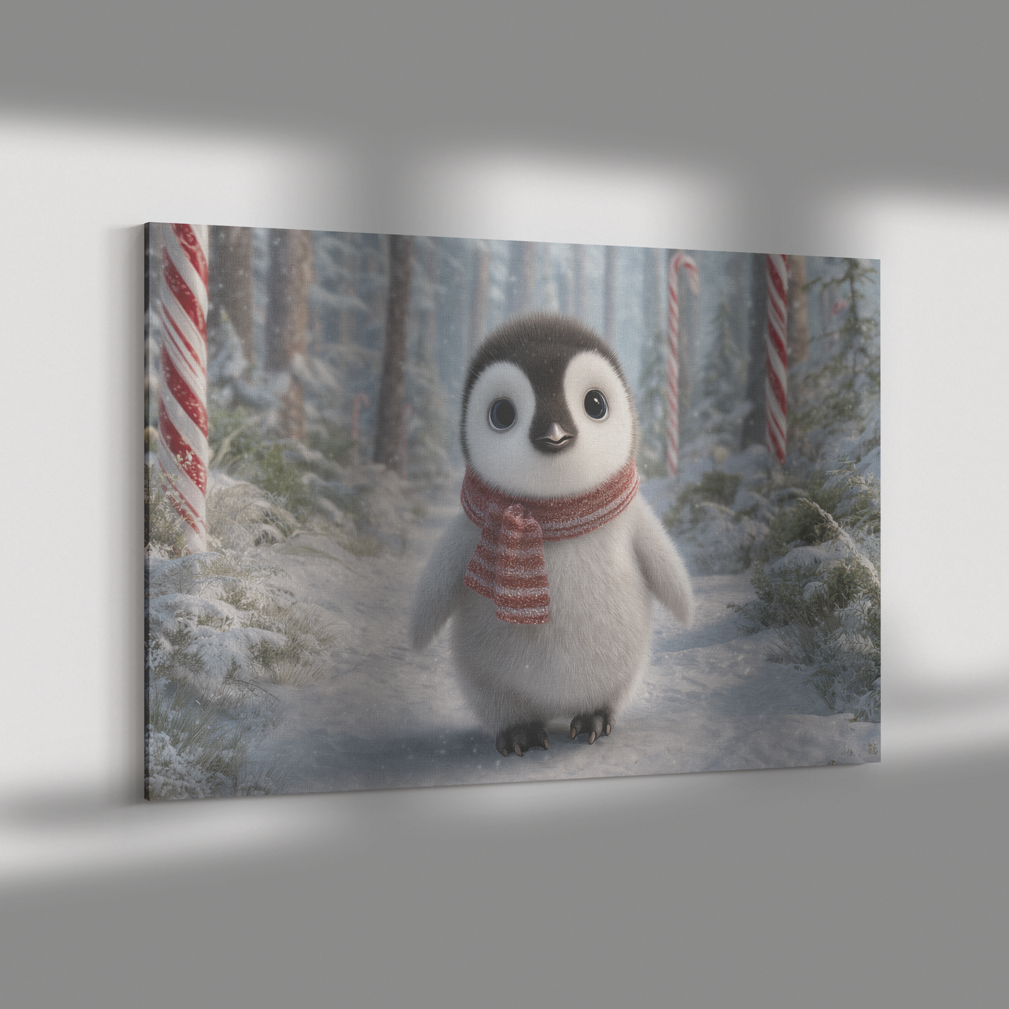 Baby_Penguin_Wearing_Red_Scarf_Waddling__H_Rectangle_Dramatic_Shadow_Mockup.png_15524284