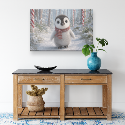 Baby_Penguin_Wearing_Red_Scarf_Waddling__H_Rectangle_Smaller_Lifestyle_Mockup.png_15524286