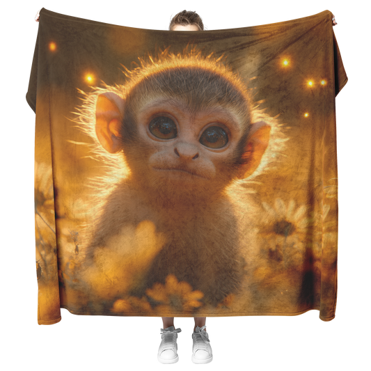 Baby_Squirrel_Monkey_Peering_at_Glowing__H_Blanket_Model_Mockup.png