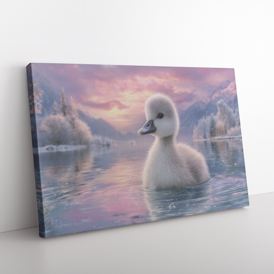 Baby_Swan_with_Blue_Eyes_Floating_on_Cry_H_Rectangle_Angle_Floor_Mockup.png_15406203