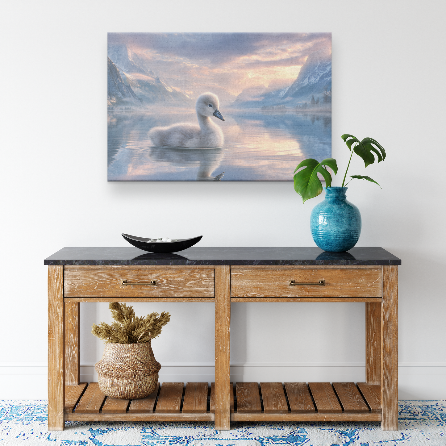 Baby_Swan_with_Blue_Eyes_Floating_on_Cry_H_Rectangle_Smaller_Lifestyle_Mockup.png_15406194